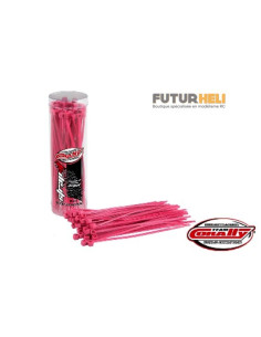 50 Colliers nylon orange 100mm x2,5