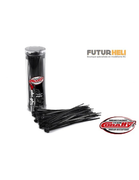 50 Colliers nylon blanc 100mm x2,5