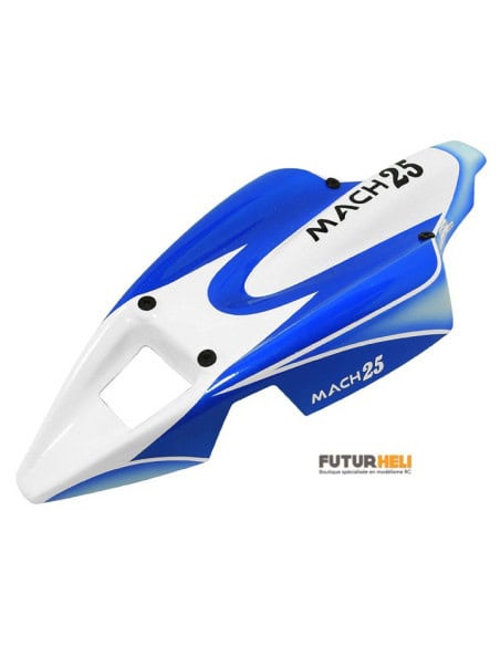 Cabine fibre peinte 3 Blade Mach25 Option Rakonheli