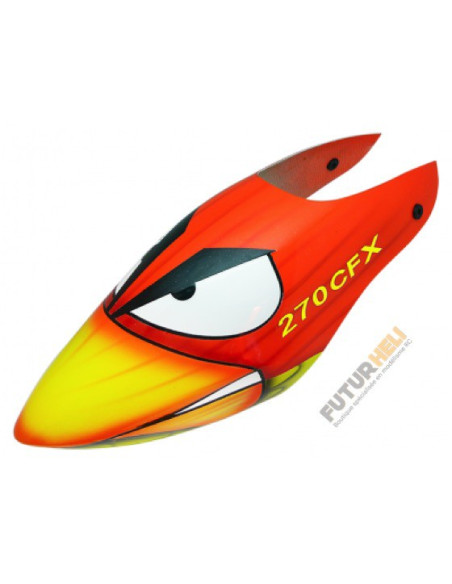 Cabine Fibre blade 270 CFX Hangry bird Rakonheli