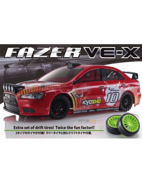Kyosho Fazer lancer evo-X KX3 brushless + radio