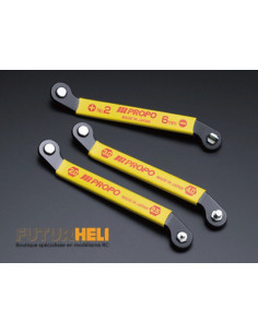 Set de clé BTR cruciforme et plat JR propo