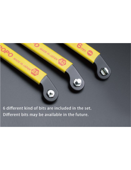 Set de clé BTR cruciforme et plat JR propo