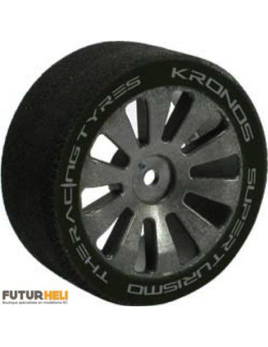 Pneus mousse Kronos 35 1/10 Arrière sur Jante Supertourismo 1/10 Arrière