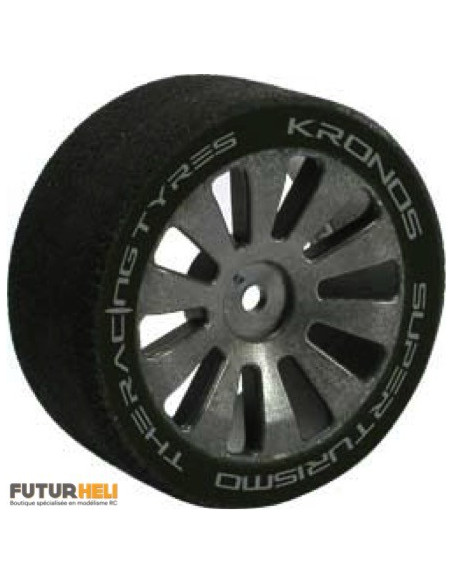 Pneus mousse Kronos 35 1/10 Arrière sur Jante Supertourismo 1/10 Arrière