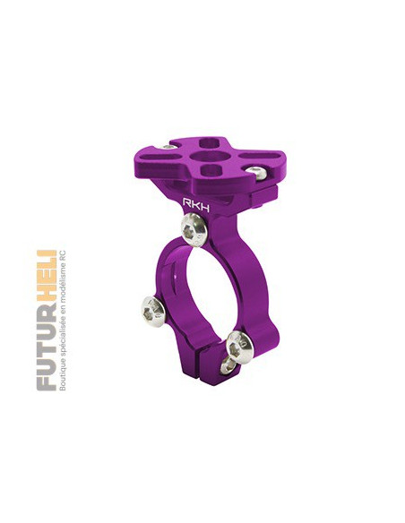 Support moteur alu orange Anakin option Rakonheli