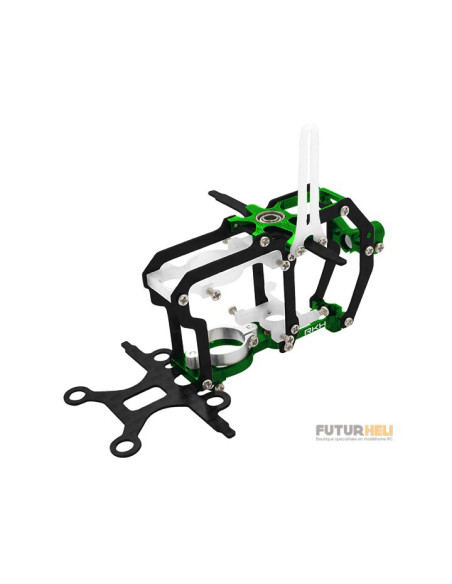 Châssis Carbone alu vert blade nano CPS Option Rakonheli
