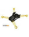 Châssis Blade Nano QX/FPV Or Alu-carbone moteur 7mm  Rakonheli