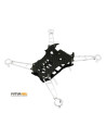 Châssis Blade Nano QX/FPV Or Alu-carbone moteur 7mm  Rakonheli