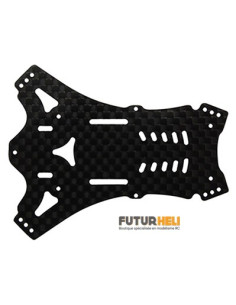 Châssis supérieur carbone  135RQX-Blade Glimpse Rakonheli