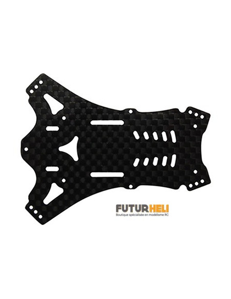 Châssis supérieur carbone  135RQX-Blade Glimpse Rakonheli