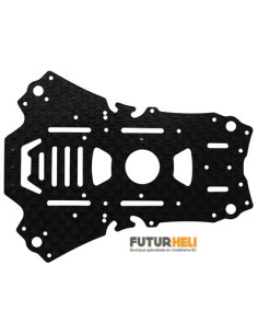 Châssis supérieur carbone  135RQX-Blade Glimpse Rakonheli