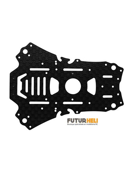 Châssis supérieur carbone  135RQX-Blade Glimpse Rakonheli