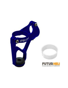 Support alu bleu pour moteur 8 ou 8,5 mm 135RQX ou Glimpse Rakonheli