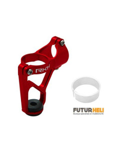 Support alu noir pour moteur 8 ou 8,5 mm 135RQX ou Glimpse Rakonheli