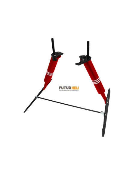 Train d'atterrissage rouge blade chroma option Rakonheli