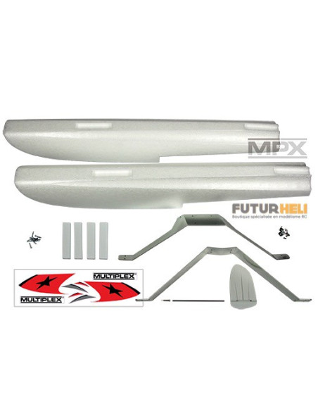 Flotteurs blanc FunCub XL Multiplex 733098