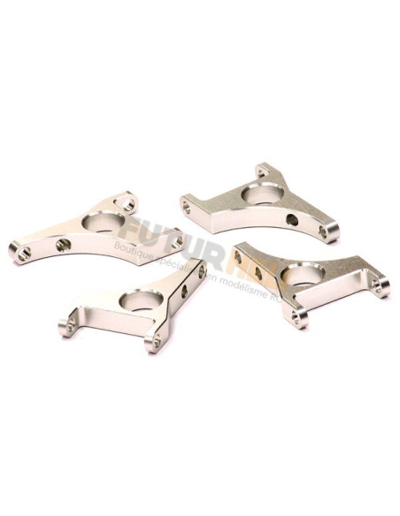 Support réservoir alu (x4) Tamiya 1/14 ème