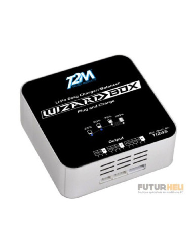 Wizards Box chargeur 220V lipo 2 à 4 S puissance 4A T2M T1245