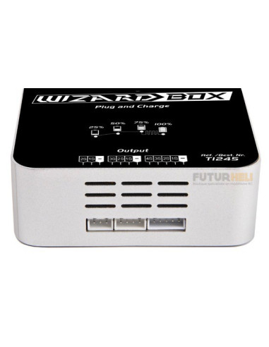 Wizards Box chargeur 220V lipo 2 à 4 S puissance 4A T2M T1245