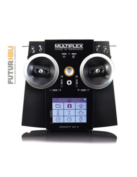 Autocollant Carbone noir pour Cockpit SX Multiplex 724403