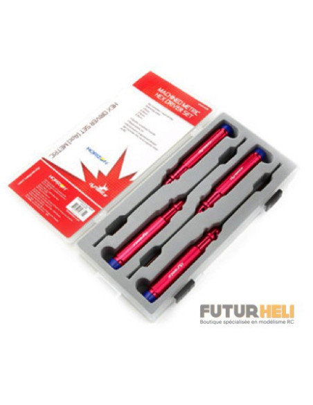 Set tournevis BTR 1,5/2/2,5/3mm Dynamite DYNT2030