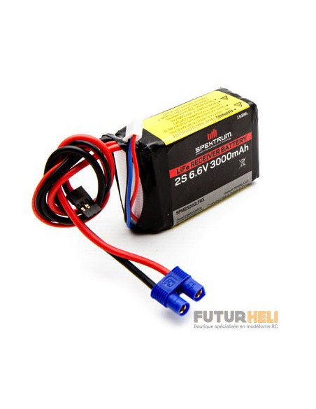 Batterie Réception LIFE 1450mAh 2S 6,6V Spektrum