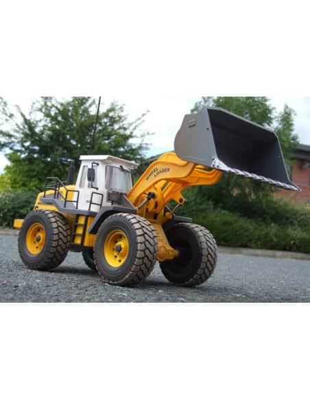 Chargeur à pneus de chantier maquette 8 fonctions RC