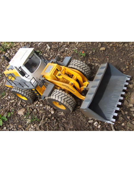 Chargeur à pneus de chantier maquette 8 fonctions RC