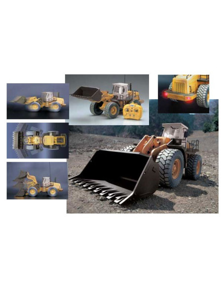 Chargeur à pneus de chantier maquette 8 fonctions RC