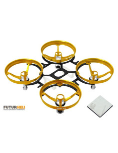 Châssis alu carbone argent blade inductrix Rakonheli