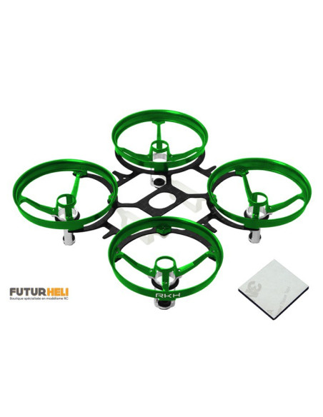 Option Châssis alu carbone vert blade inductrix Rakonheli