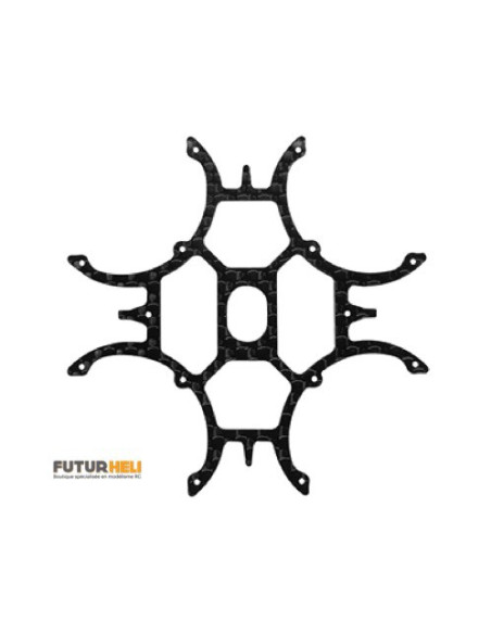 Chassis central carbone Blade Inductrix  Rakonheli