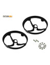 Protection hélice alu vert (x2) bande inductrix option Rakonheli