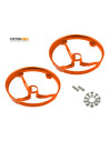 Protection hélice alu noir (x2) bande inductrix option Rakonheli