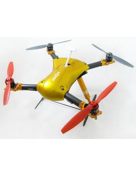 Châssis Blade 350QX 2/3 Alu carbone noir Rakonheli