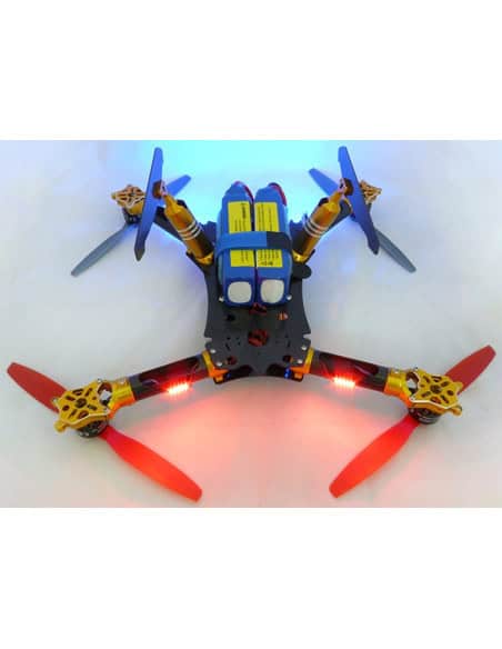 Châssis Blade 350QX 2/3 Alu carbone noir Rakonheli