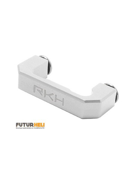 Support bride alu rouge pour connecteur XT60 Option Rakonheli