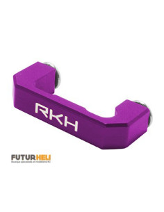 Support bride alu orange pour connecteur XT60 Option Rakonheli