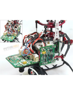 Supports servo blade nano CPS en delrin Option Rakonheli 2