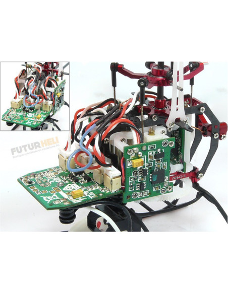 Supports servo blade nano CPS en delrin Option Rakonheli