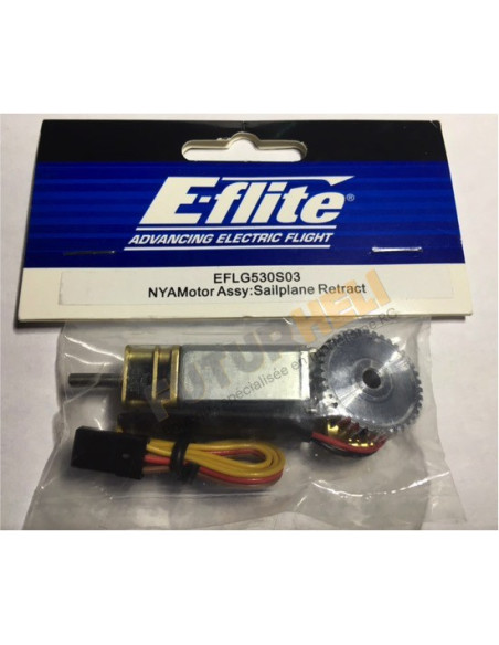 Set Moteur + pignons train rentrant planeur E-flite EFLG530S03