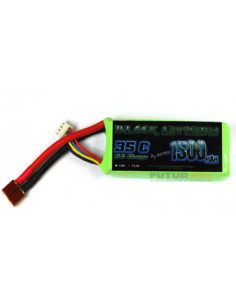 Batterie lipo1500 mAh 3S 35c Black Lithium