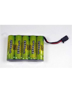 Pack réception 6V NIMH 2500 mAH prise servo