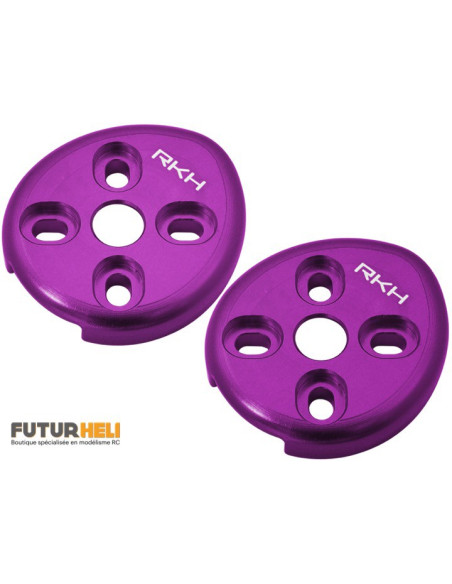 Protection Fils moteur Alu orange Anakin Club Racer Option Rakonheli