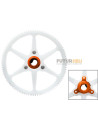 Couronne principale 90 dents + hub alu Orange blade 120S Rakonheli