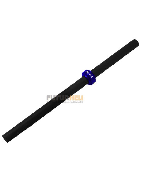 Axe principal carbone + bague alu bleu blade 120S Option Rakonheli