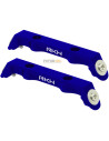 Support patin alu bleu pour blade 120S Option Rakonheli