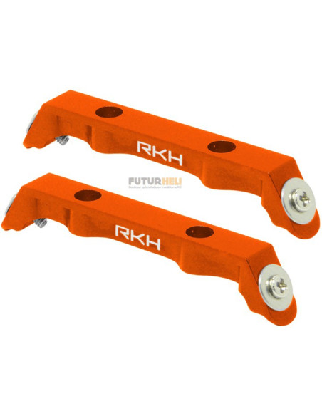 Support patin alu noir pour blade 120S Option Rakonheli