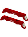 Support patin alu orange pour blade 120S Option Rakonheli